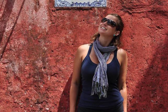 Passeando na parte histórica de Colonia del Sacramento, no sul do Uruguai